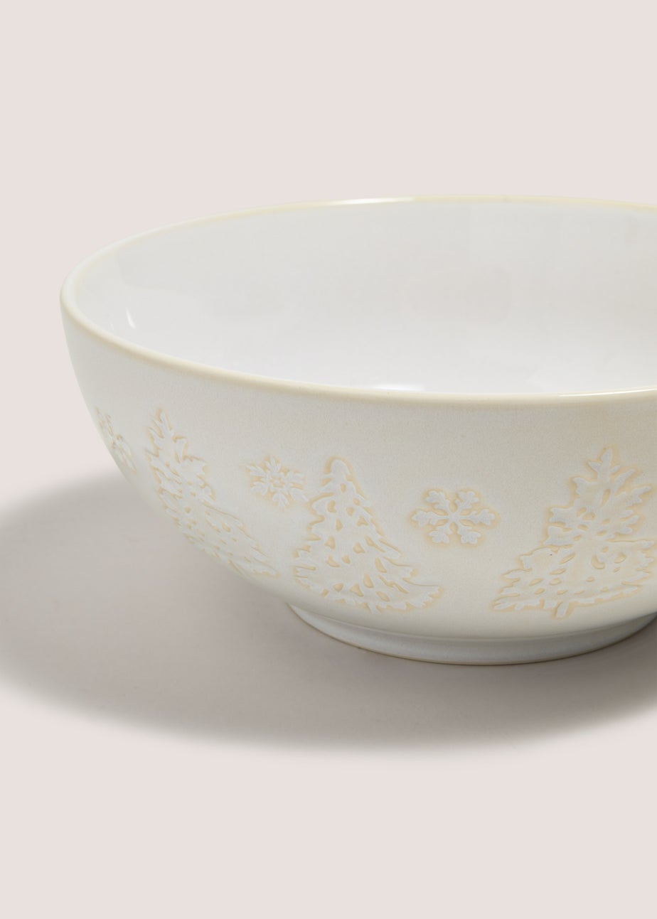 Wondrous Cream Serve Bowl