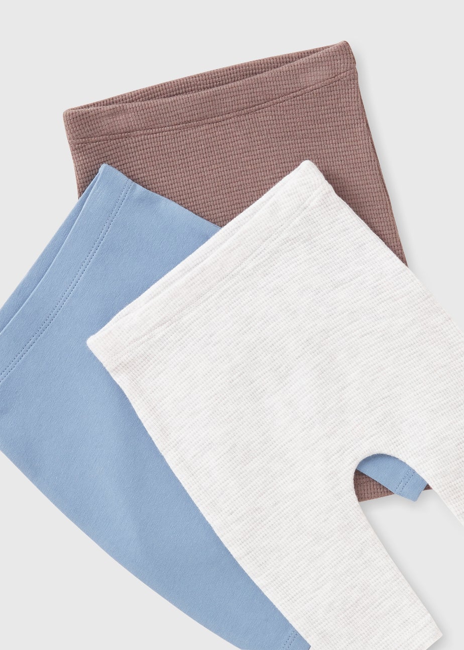 3 Pack Baby Multicoloured Leggings (Newborn-23mths)