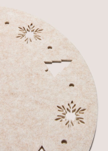 Wondrous 2 Pack Cream  Felt Placemats