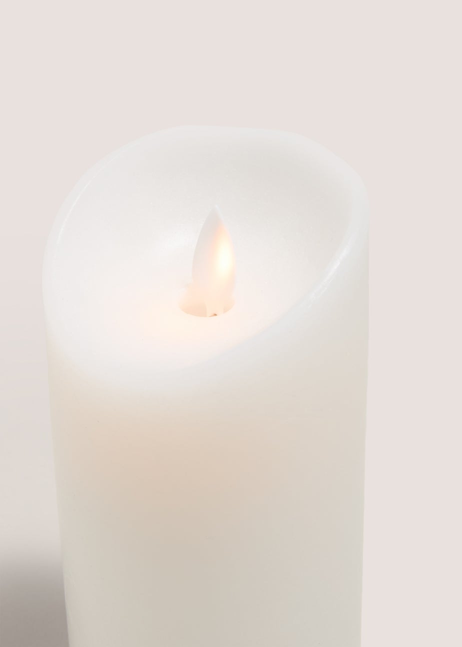 White LED Pillar Candle