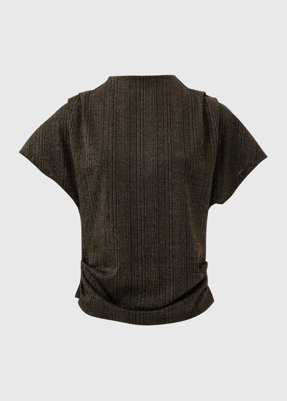 Et Vous Gold Lurex T-Shirt