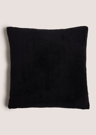 Winter Poem Black Stag Cushion