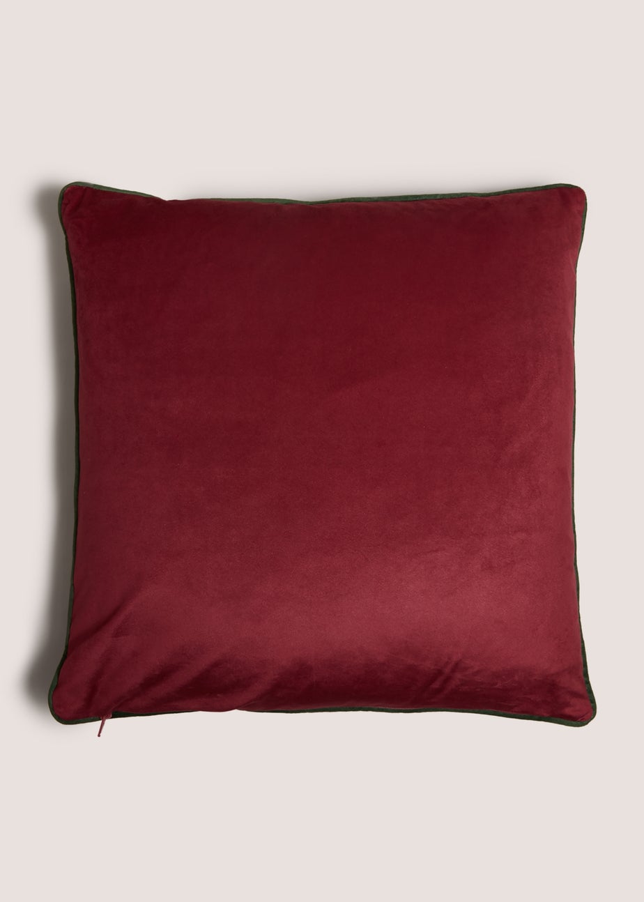 Winter Poem Christmas Red Nutcracker Cushion