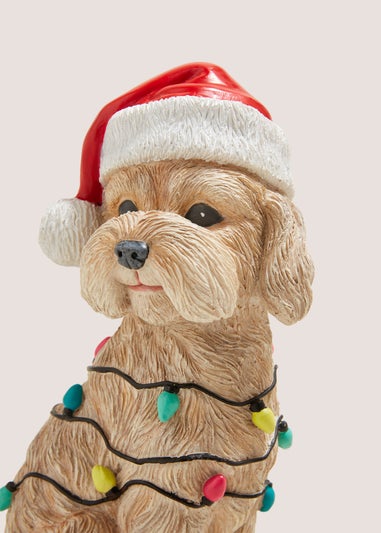 Christmas Cockapoo Lights Ornament (6.2cmx9.5cmx15cm)