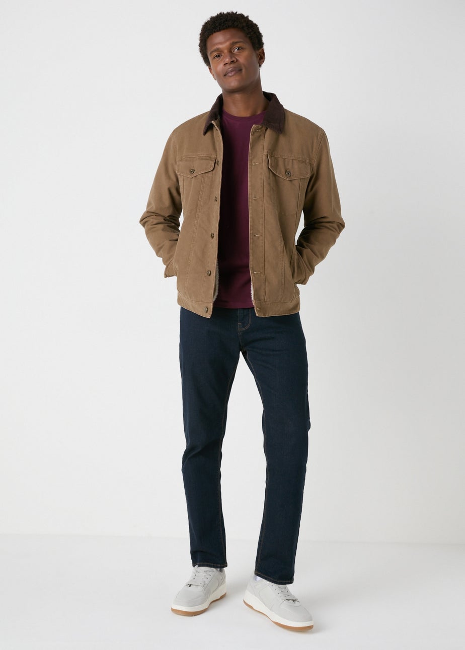 Burgundy Essential Crew Neck T-Shirt