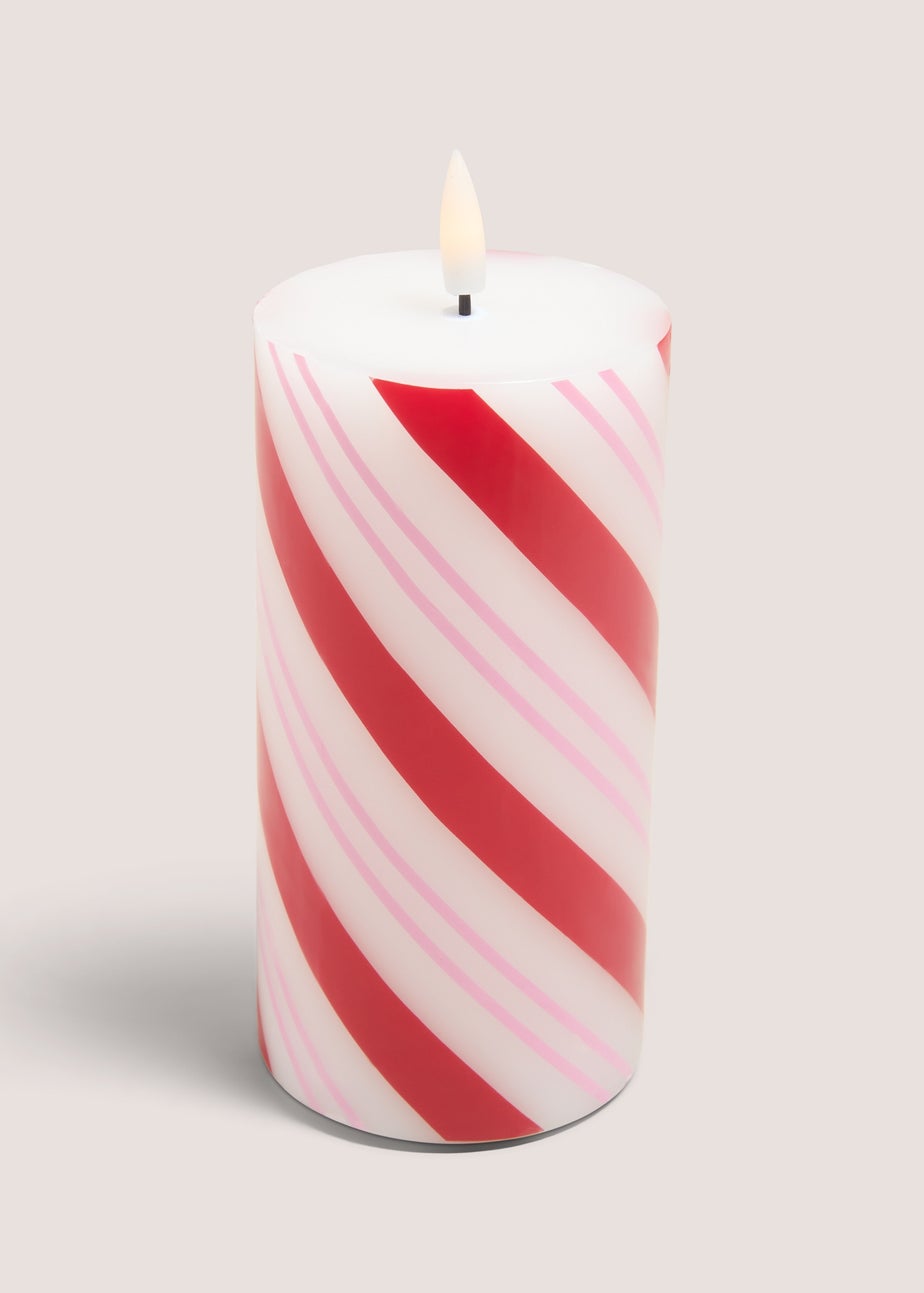 Candy Cane Led Candle