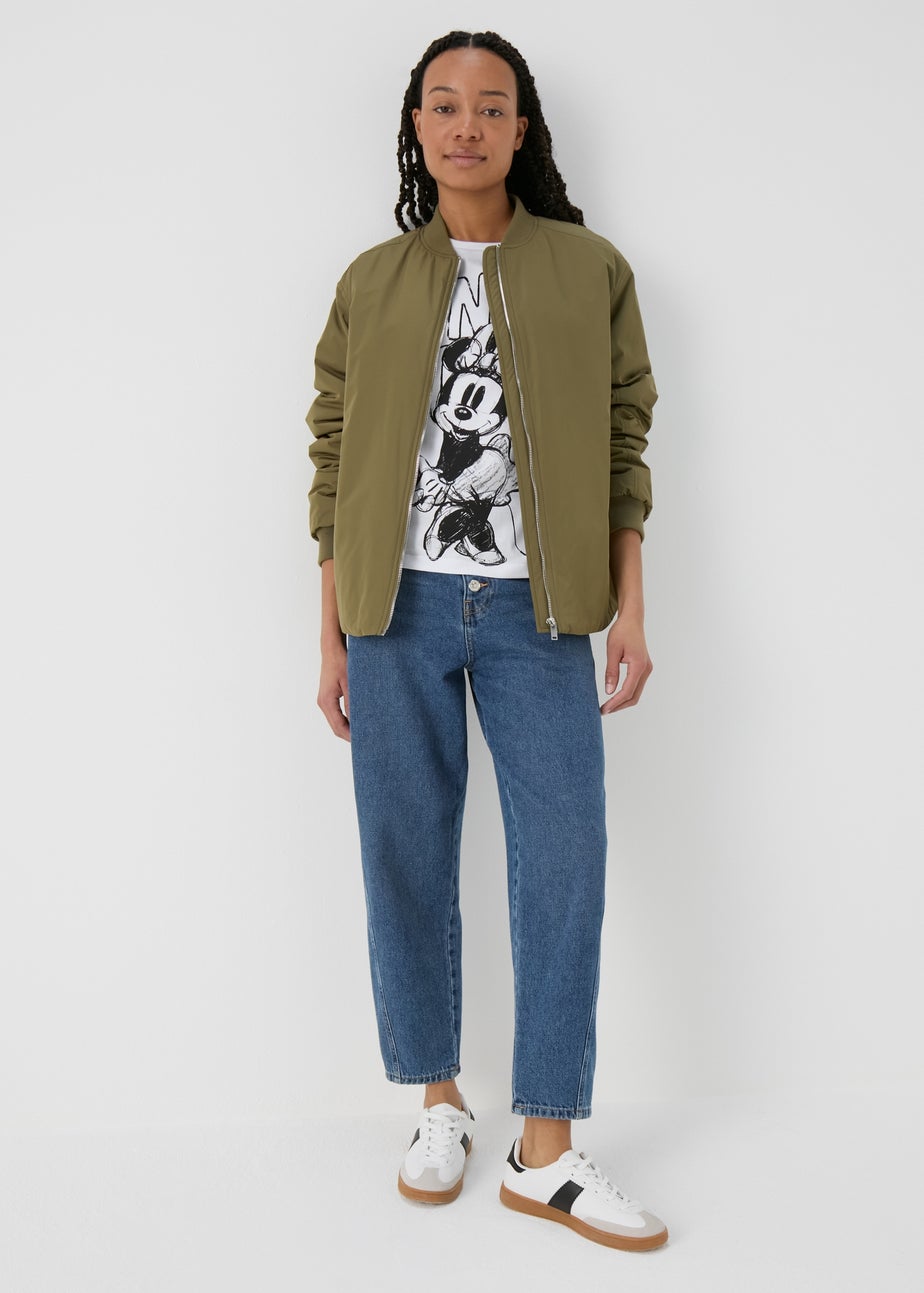 Minnie Mouse White Printed T-Shirt