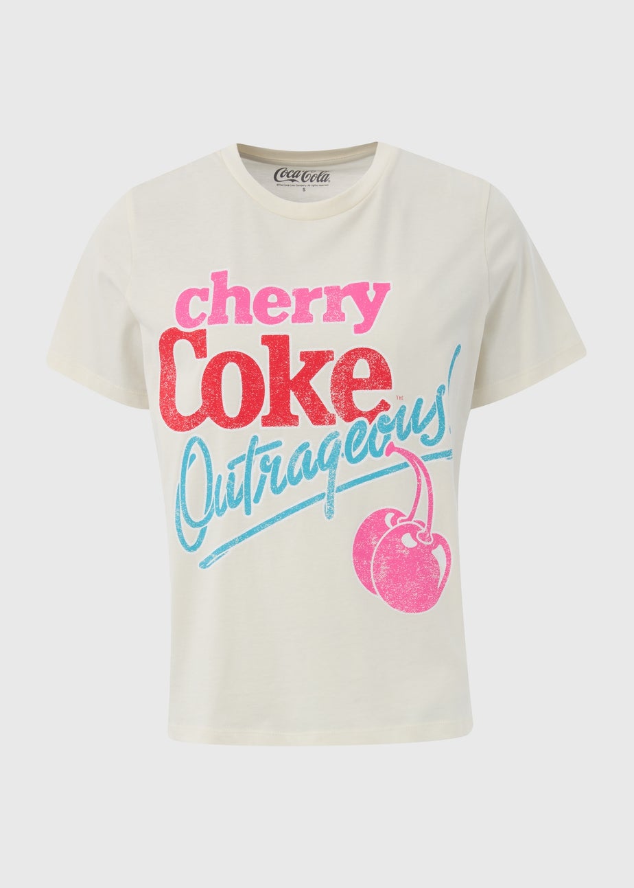 Cream Cherry Coke T-Shirt
