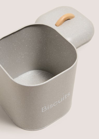 Grey Speckled Biscuit Tin
