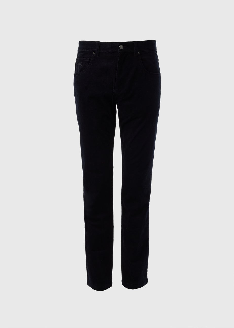 Lincoln Black Cord Trousers
