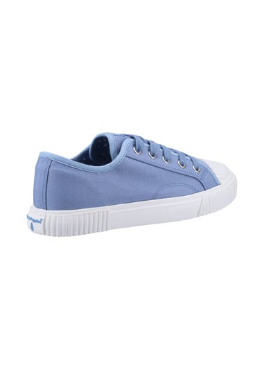 Hush Puppies Blue Brooke Canvas Trainer