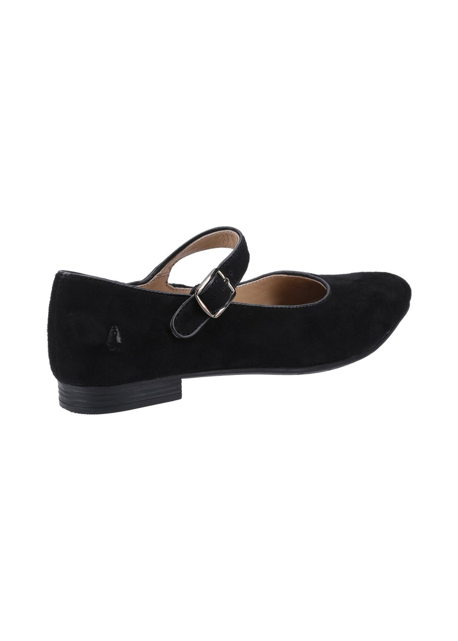 Hush Puppies Black Melissa Strap Shoe