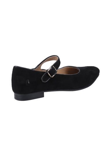Hush Puppies Black Melissa Strap Shoe
