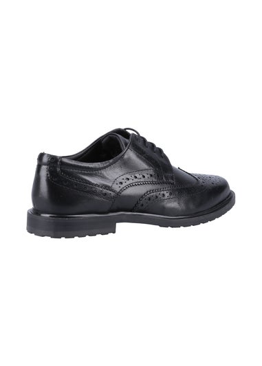 Hush Puppies Black Verity Brogue