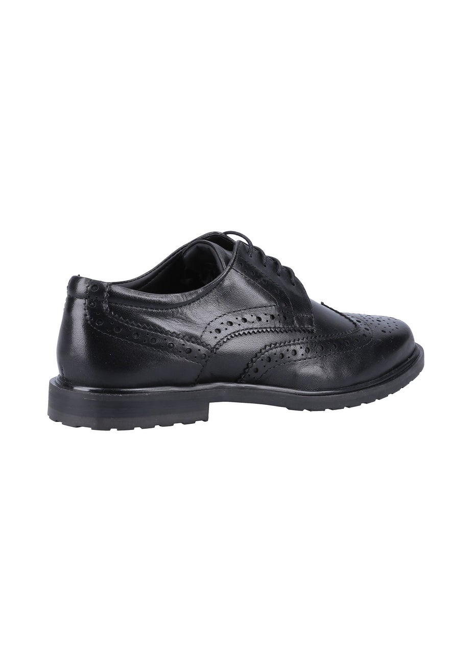 Hush Puppies Black Verity Brogue
