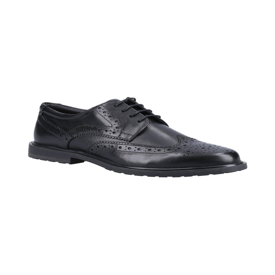 Hush Puppies Black Verity Brogue
