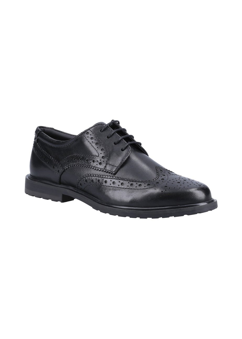 Hush Puppies Black Verity Brogue