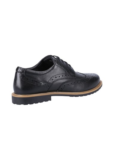 Hush Puppies Black/Brown Verity Brogue