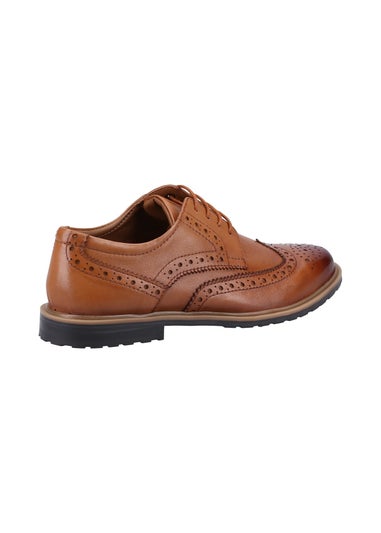 Hush Puppies Tan Verity Brogue