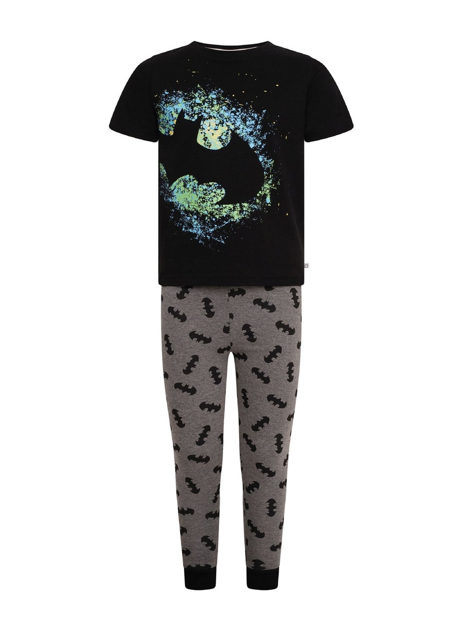 DC Comics Boys Black Batman Pyjama Set (4-8 yrs)