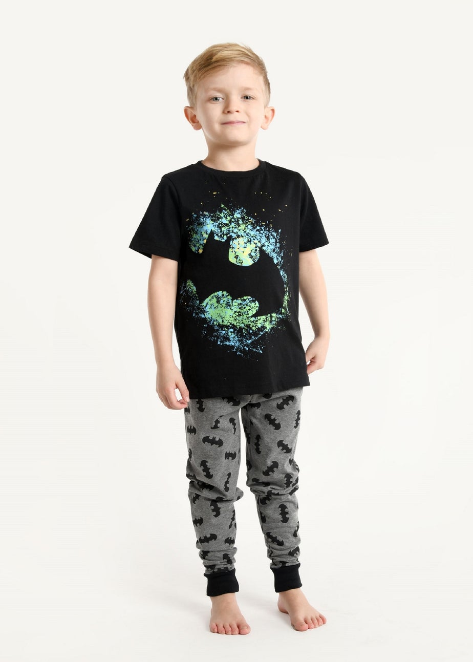 DC Comics Boys Black Batman Pyjama Set (4-8 yrs)