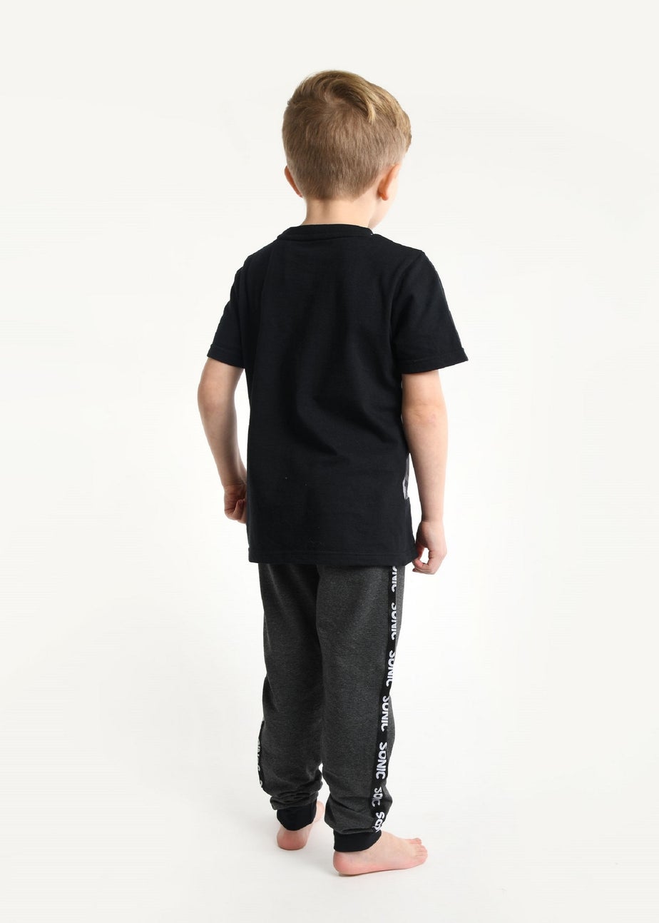Sonic Boys Black Pyjama Set (4-8 yrs)