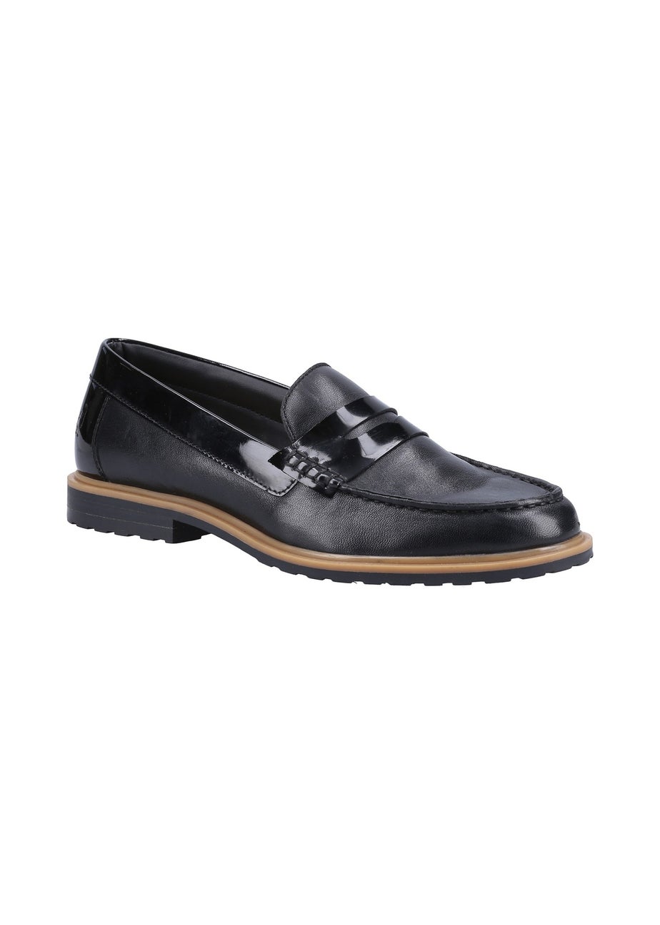 Hush Puppies Black Verity Slip On Shoe