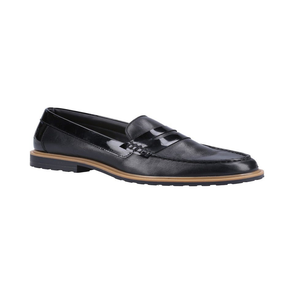 Hush Puppies Black Verity Slip On Shoe