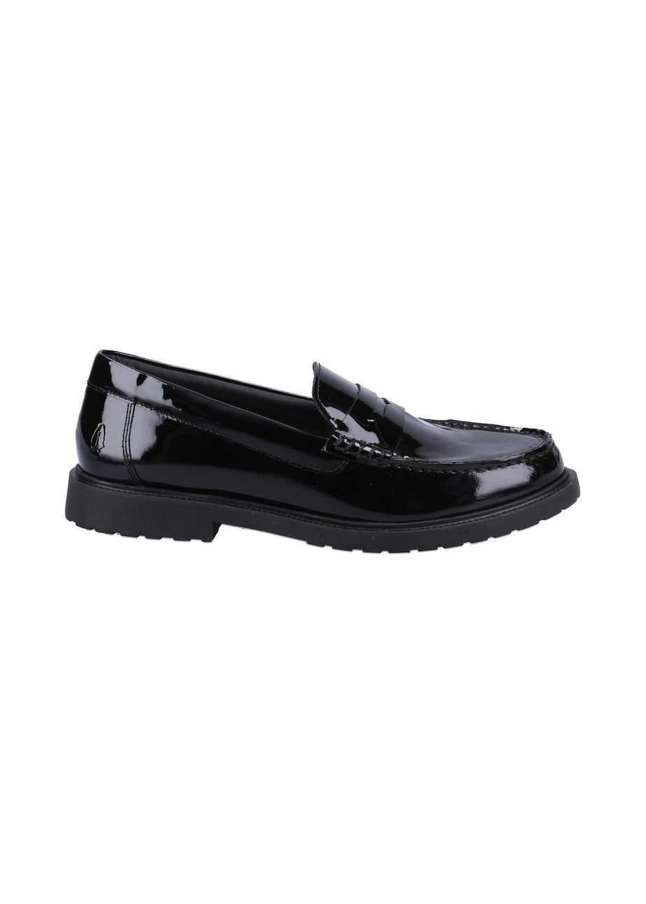 Hush Puppies Glossy Black Verity Slip On Shoe