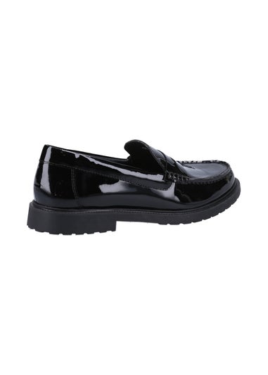 Hush Puppies Glossy Black Verity Slip On Shoe