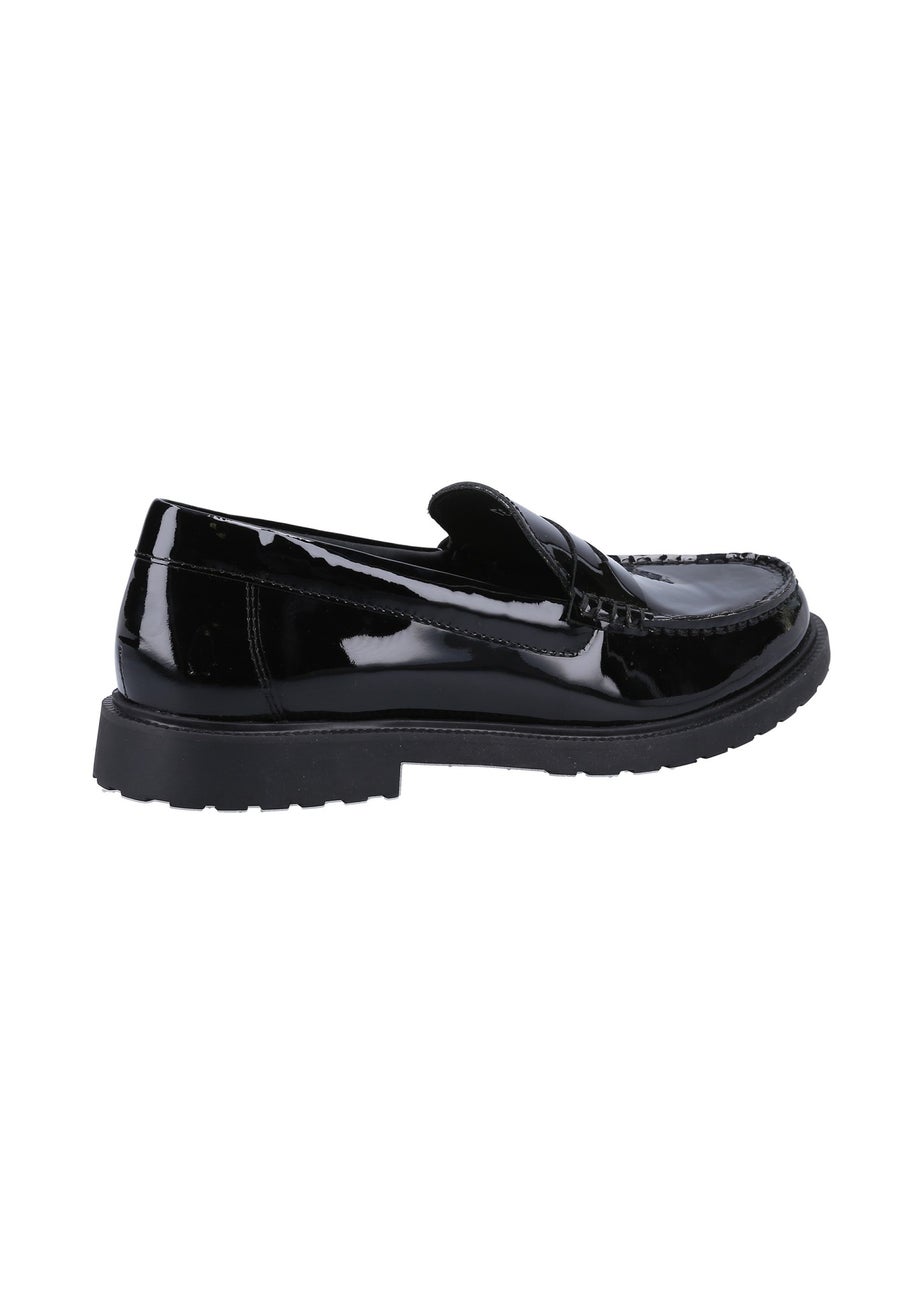 Hush Puppies Glossy Black Verity Slip On Shoe