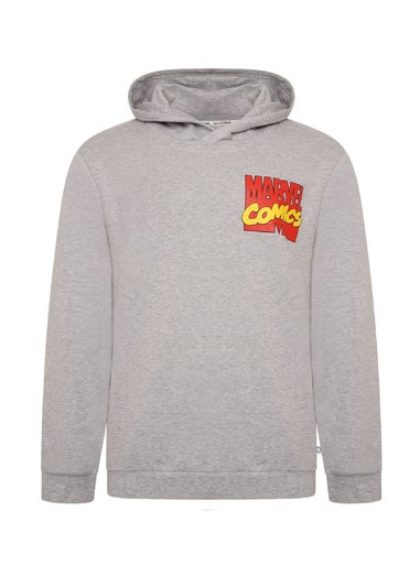 Marvel Mens Grey Hoody