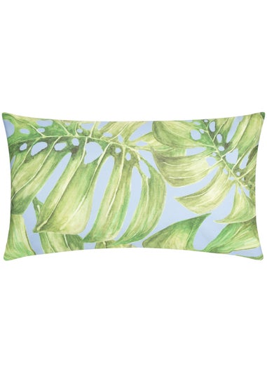 Wylder Tropics Dark Green Kali Birds Filled Outdoor Cushions (30cm x 50cm x 8cm)