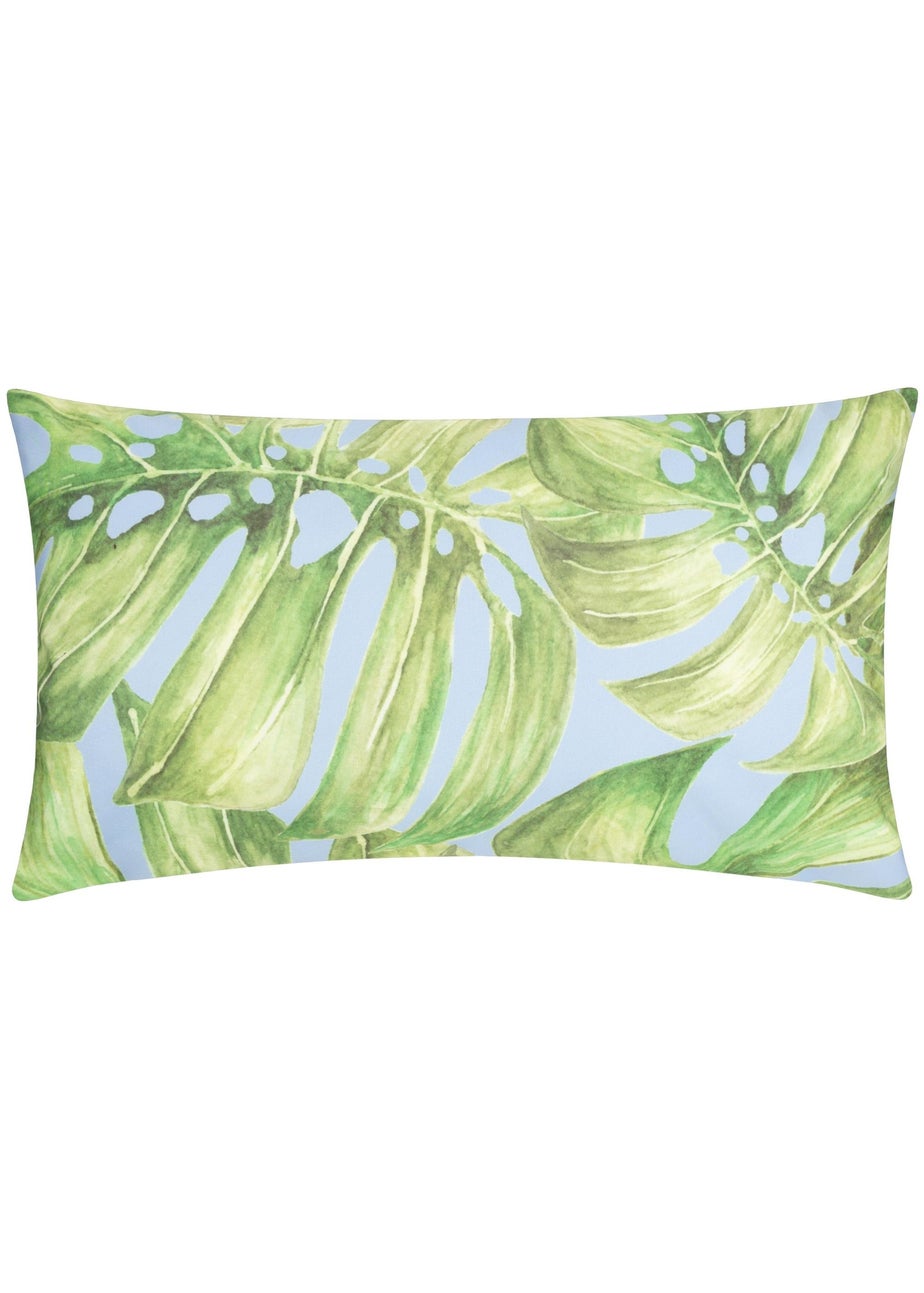 Wylder Tropics Dark Green Kali Birds Filled Outdoor Cushions (30cm x 50cm x 8cm)
