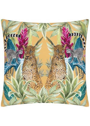 Wylder Tropics Multi Kali Leopard Filled Outdoor Cushions (43cm x 43cm x 8cm)