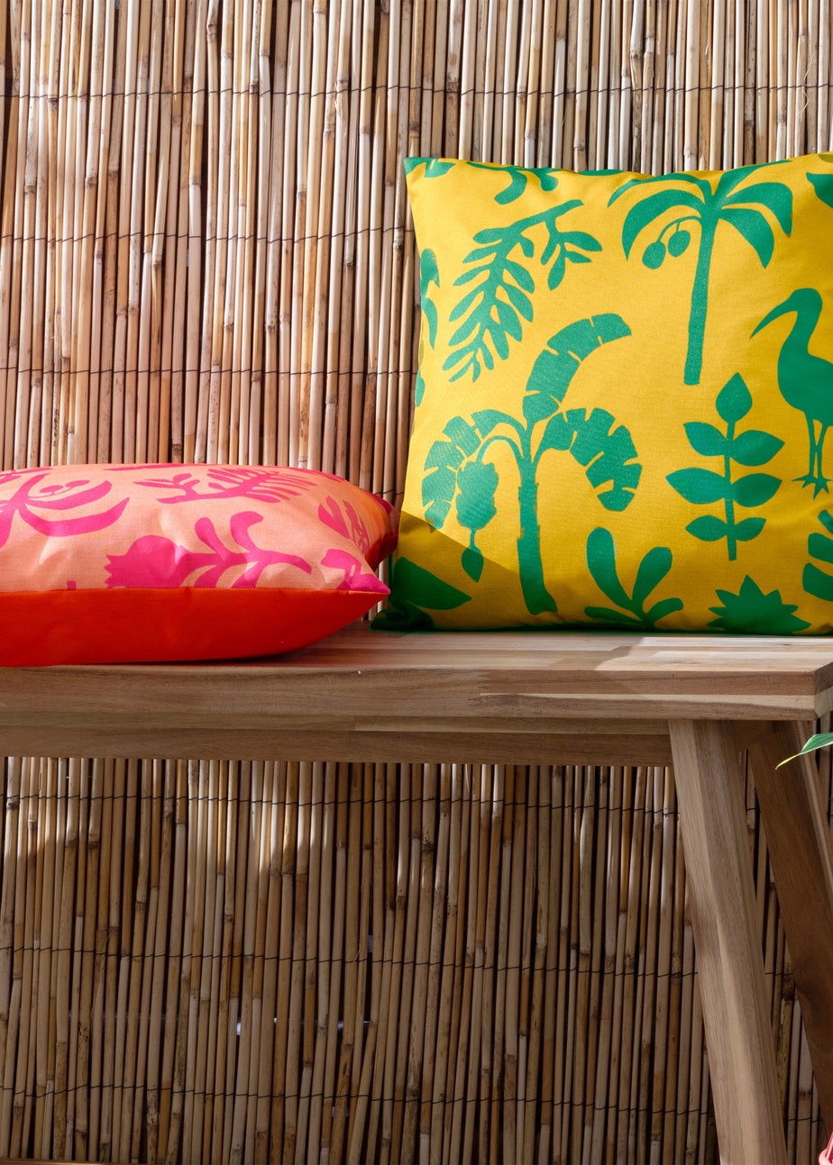 furn. Teal Marula Filled Outdoor Cushions (43cm x 43cm x 8cm)