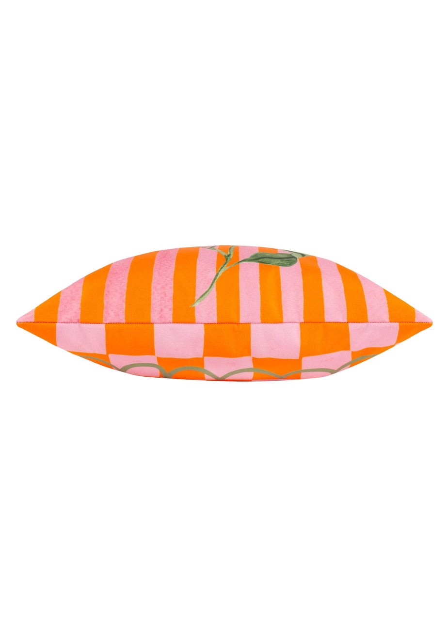 furn. Oranges Filled Outdoor Cushion (43cm x 43cm x 8cm)