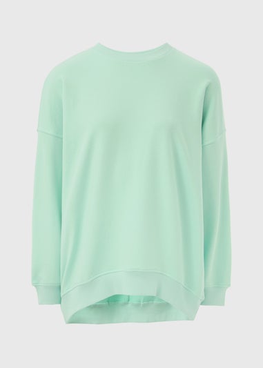 Green Oversized Sweatshirt