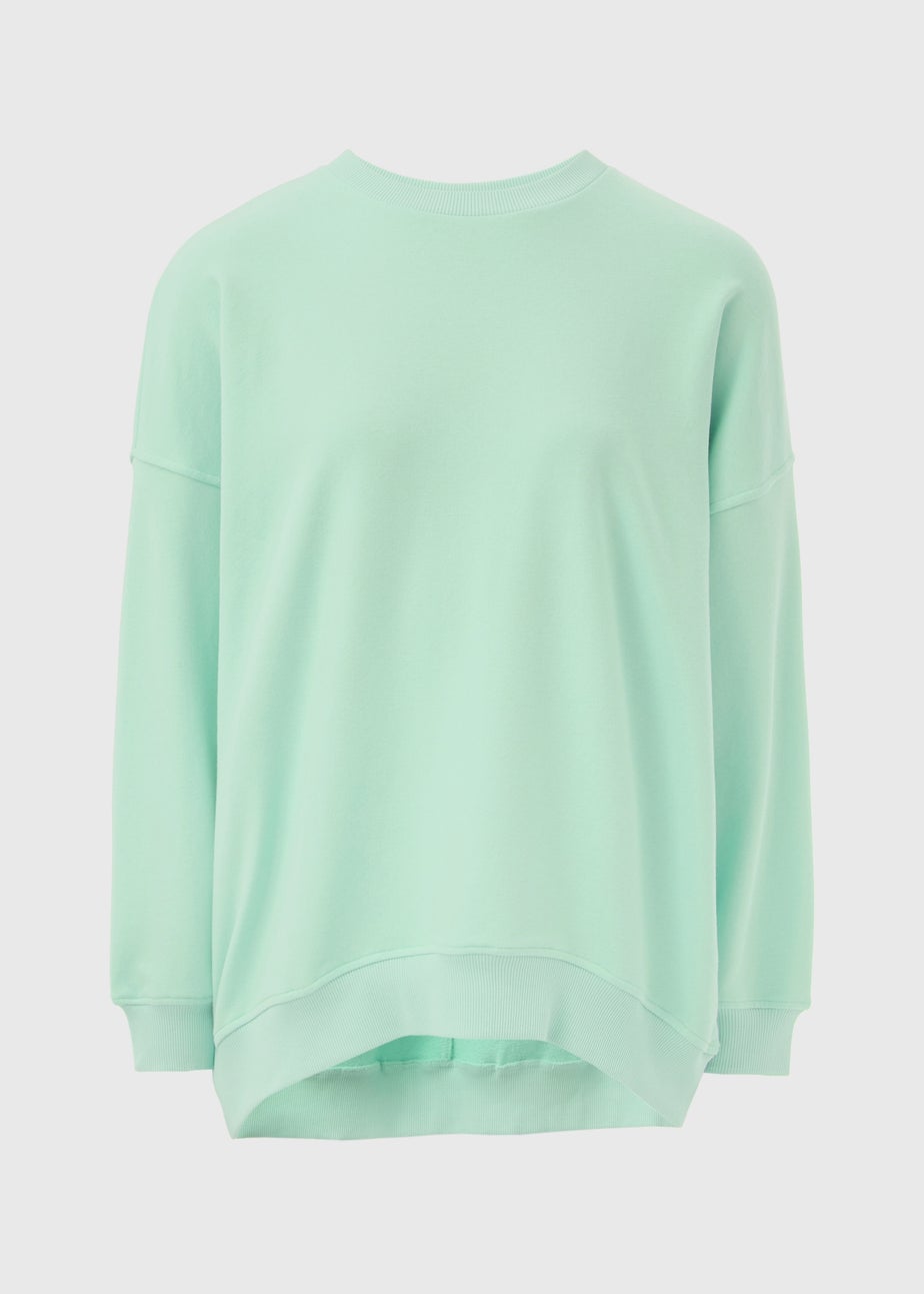Green Oversized Sweatshirt