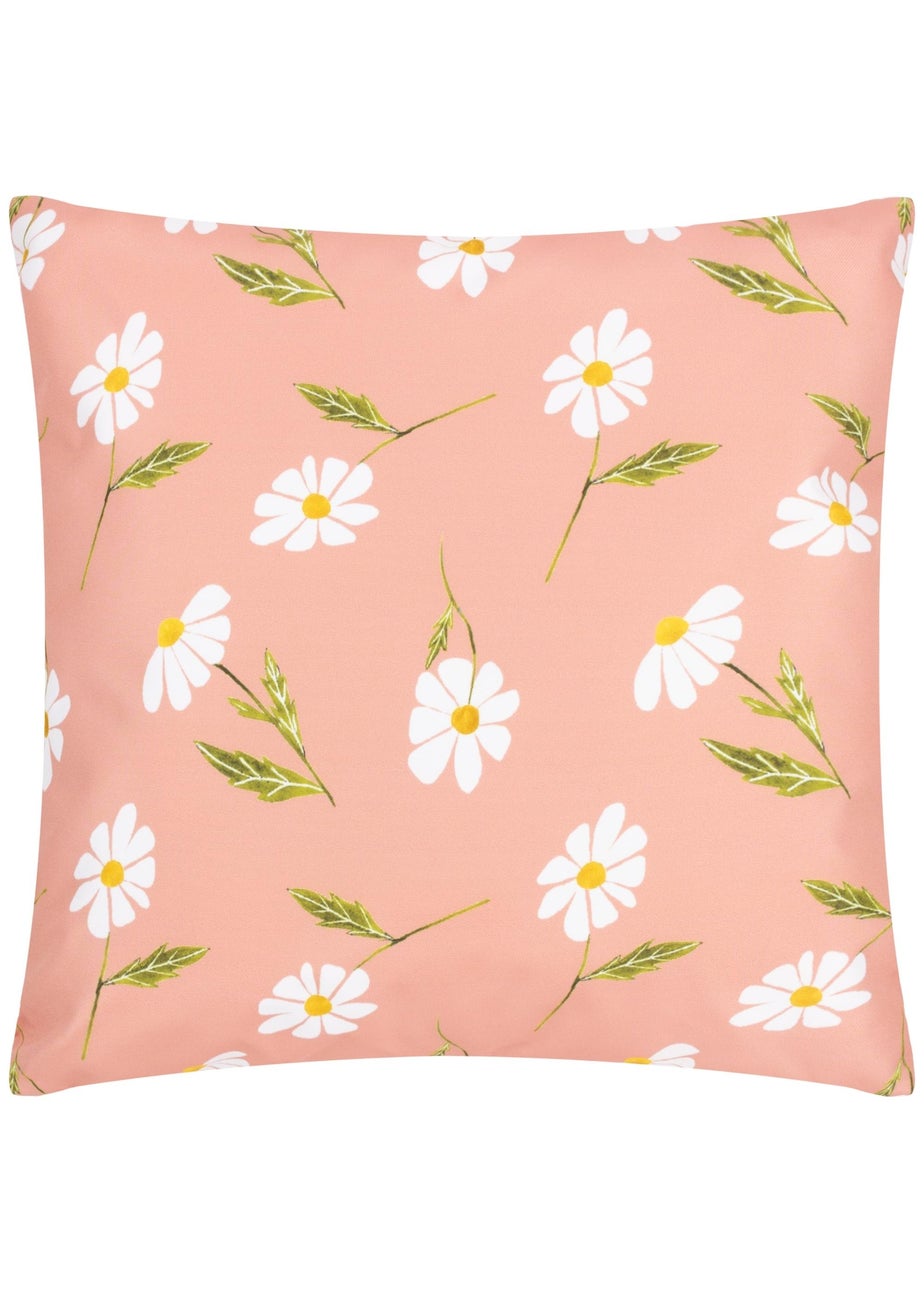 Wylder Nature Daisies Filled Outdoor Cushion (43cm x 43cm x 8cm)