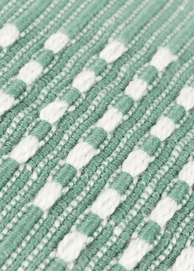 furn. Green Kadie PET Woven Outdoor Filled Cushion (45 x 45 x 8cm)