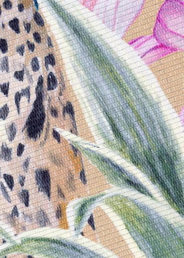 Wylder Gold Kali Leopards Outdoor Washable Rug (120 x 170cm)