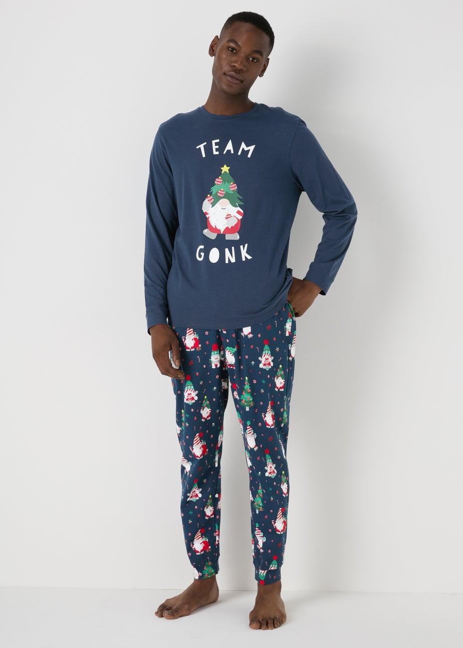 Navy Family Gonks Pyjama Set