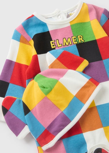 Elmer Baby Cream Dress Up Sleepsuit (Newborn-18mths)