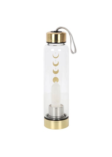 Something Different Clear Moon Phases Quartz Water Bottle