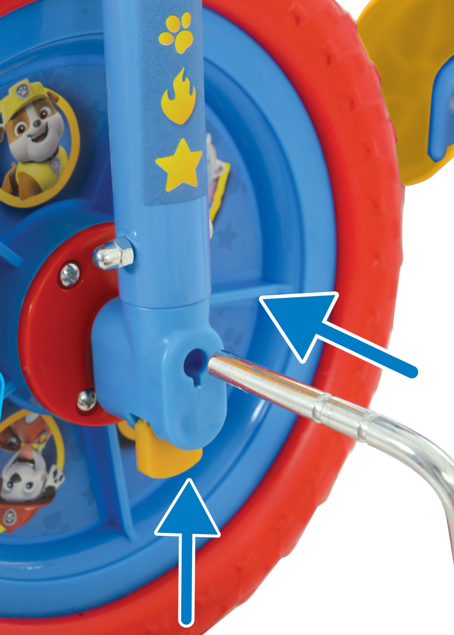 Paw Patrol 2in1 Multi Colour Training Bike (10inch)