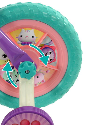 Gabby's Dollhouse Multi Colour 2in1 Training Bike (10inch)