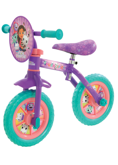 Gabby's Dollhouse Multi Colour 2in1 Training Bike (10inch)