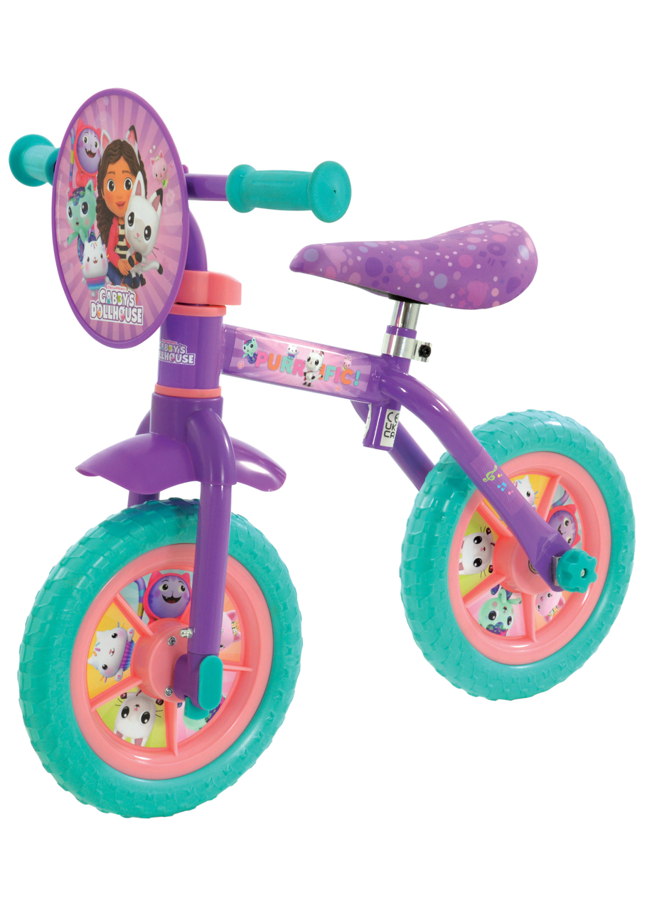 Gabby's Dollhouse Multi Colour 2in1 Training Bike (10inch)