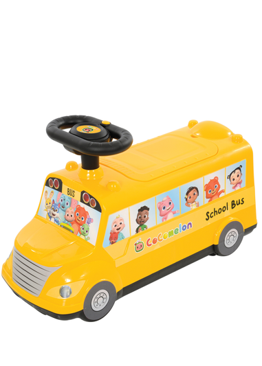 Cocomelon Multi Colour School Bus Ride On